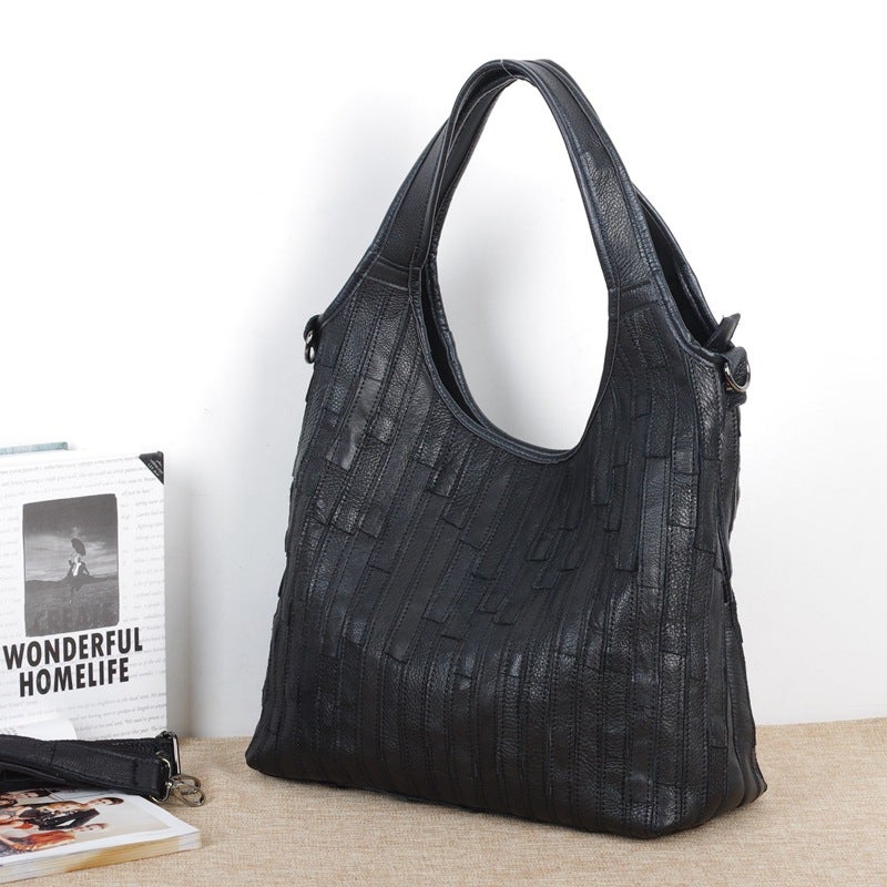 Genuine Leather Bag Women'S Handbag Snake Pattern Women'S Bag Cowhide Designer Casual Women'S Tote Bag Shoulder Crossbody Bag - Image 4