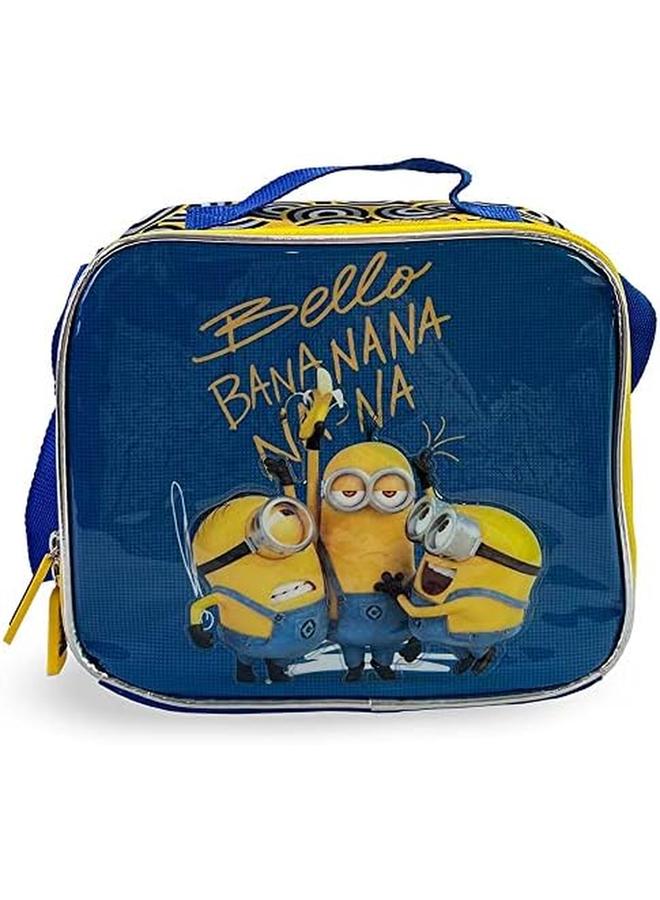 يونيفرسال حقيبة ظهر 6 في 1 من مينيونز بنانا ترولي، حقيبة مدرسية بعجلات ذات سعة كبيرة مع حقيبة غداء وحقيبة أقلام رصاص، مقاومة للماء، مثالية للأطفال الذين تتراوح أعمارهم بين 3 و8 و18 بوصة - Image 2