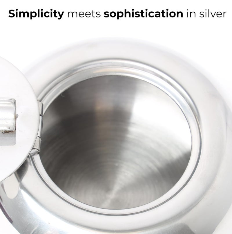 Mantello Cigars منضدة مانديلو الحديثة من الفولاذ المقاوم للصدأ مع غطاء للاستخدام الداخلي والخارجي - Image 4