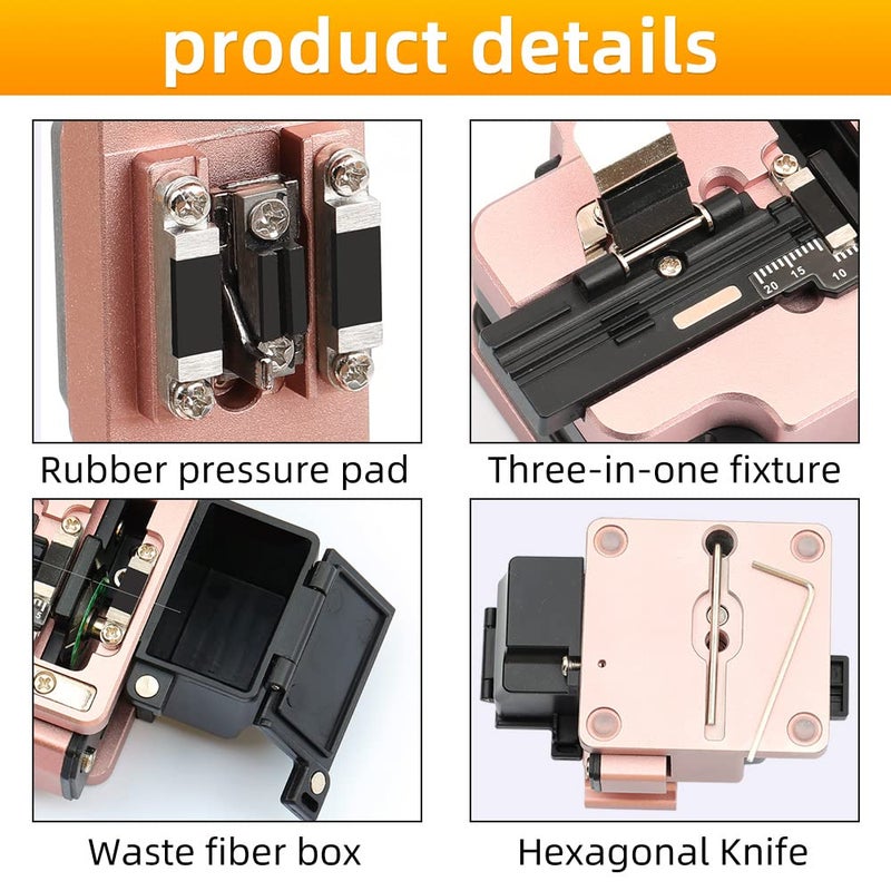 KELUSHI High Precision HS-30 Optic Fiber Cleaver Fiber Optics Cutter Cutting Tool with 48000 Cleaves - Image 3