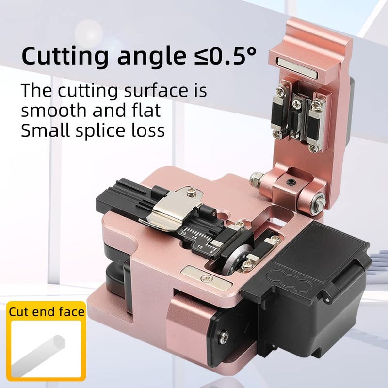 KELUSHI High Precision HS-30 Optic Fiber Cleaver Fiber Optics Cutter Cutting Tool with 48000 Cleaves - Image 2