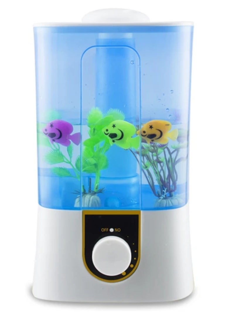 4L Air Humidifier Cool Top Fill Ultrasonic Air Freshener (Blue)  - Image 1