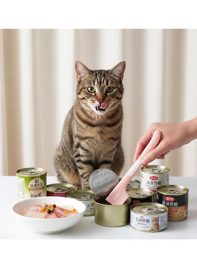 4PCS Pet Food Spoon, Cat Dog Wet Food Spatula Can Spoon - Image 5