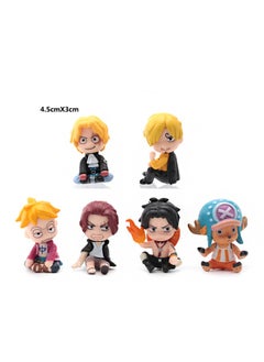 Peripheral trendy toys anime One Piece sitting Q version doll Chopper doll model ornaments