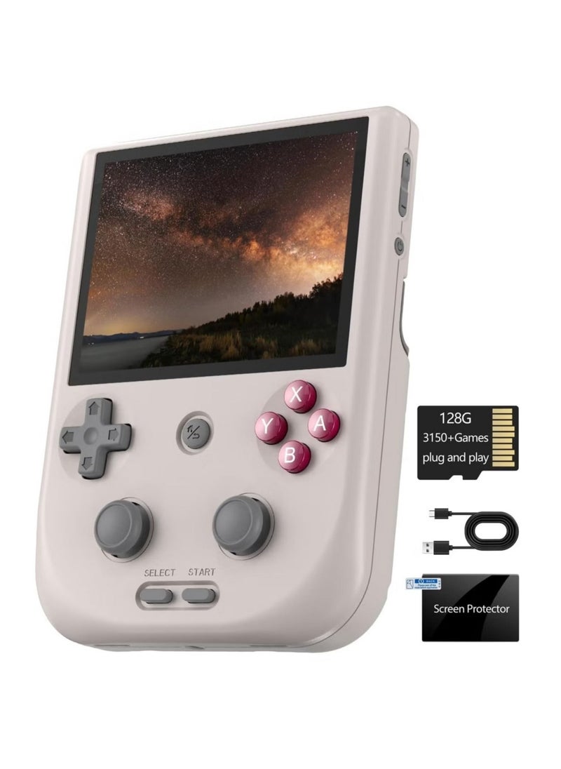 ANBERNIC  RG405V Retro Handheld Game Console, Unisoc Tiger T618 Android 12 System 4.0 Inch IPS Touch Screen Support 5G WiFi Bluetooth 5.0 with 128G TF Card 3172 Games 5500mAh Battery  - Image 1