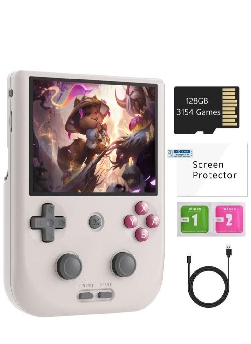 ANBERNIC  RG405V Retro Handheld Game Console, Unisoc Tiger T618 Android 12 System 4.0 Inch IPS Touch Screen Support 5G WiFi Bluetooth 5.0 with 128G TF Card 3172 Games 5500mAh Battery  - Image 2