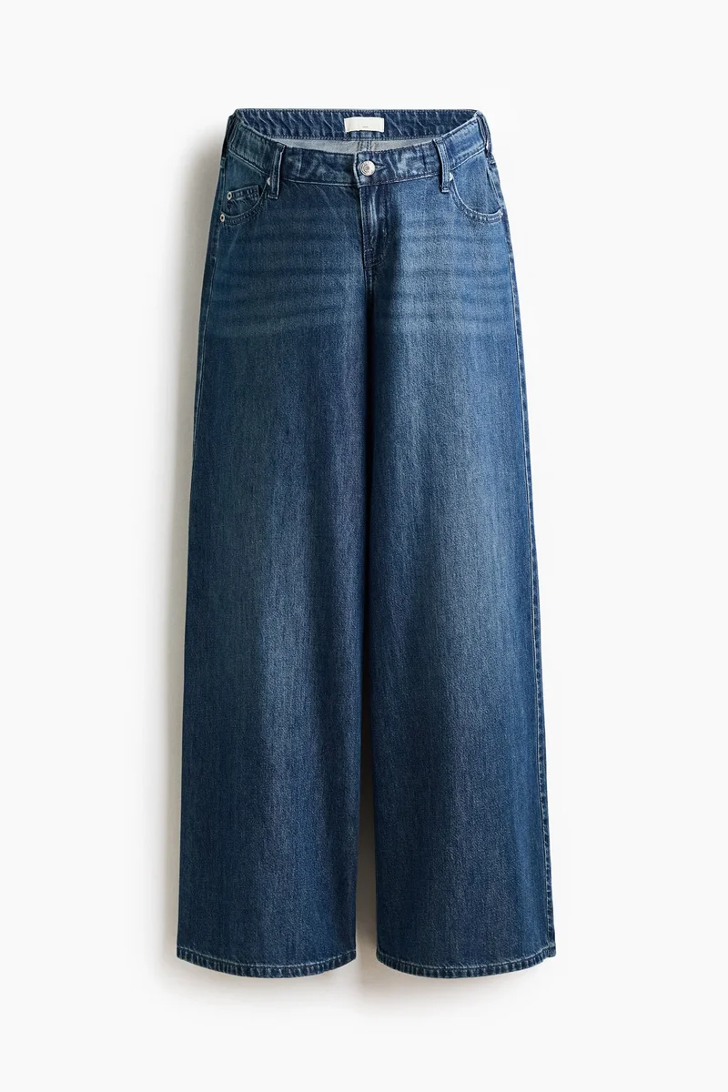 H&M  MAMA Wide Low Jeans for Women | Best Price UAE