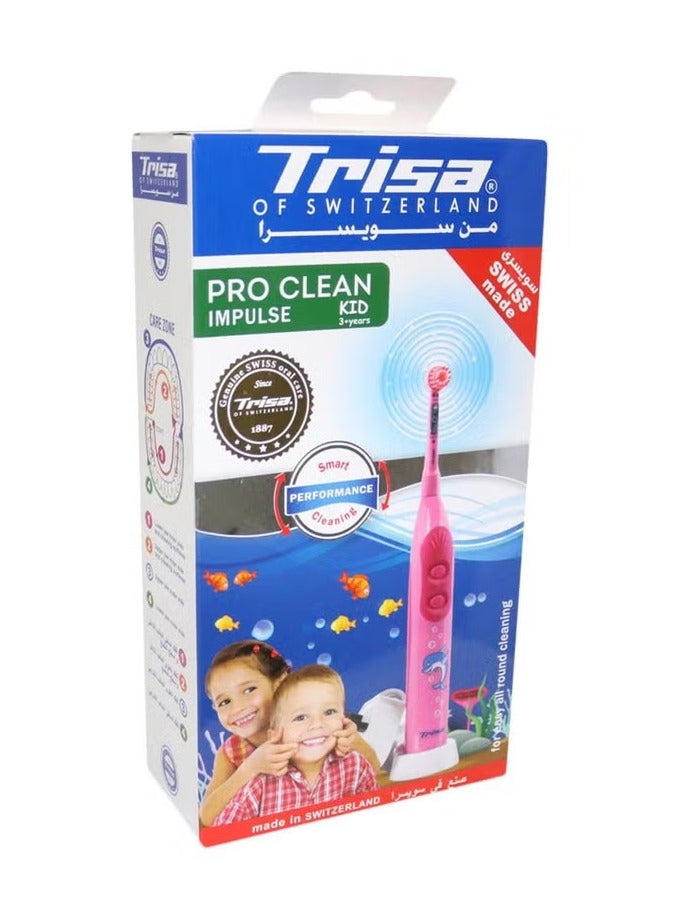 تريزا فرشاة أسنان كهربائية برو كلين إمبلوس للأطفال من عمر 3 سنوات فما فوق من تريسا