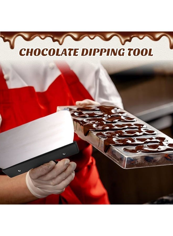 Stainless Steel Coating Spatula for Chocolate, Scraper & Thermostat Spatula - Professional Grade, Heat Resistant, for Baking, Pastry Making, Ideal for Bakers & Confectioners - Image 4