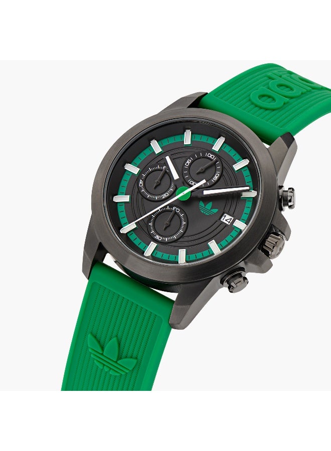 Adidas Black Analog Watch for Men - Image 2