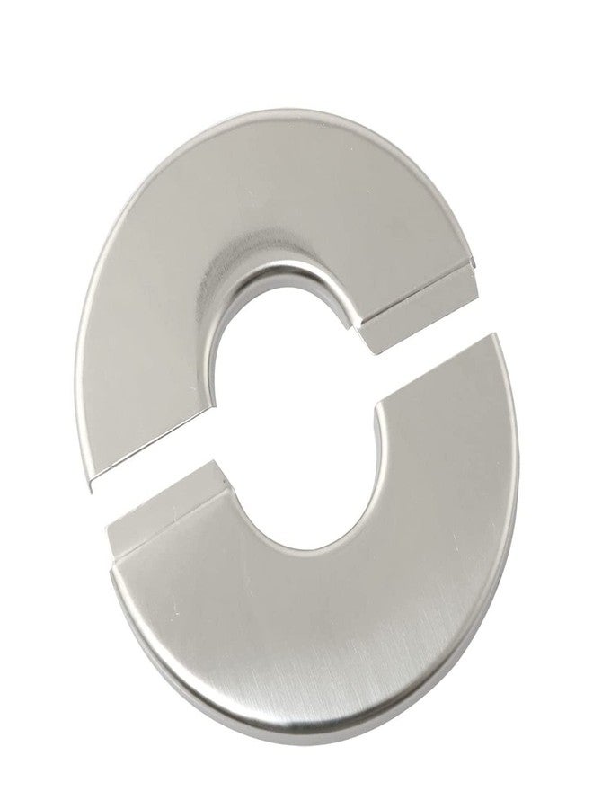 PZRT 2pcs Wall Split Flange, Stainless Steel Round Escutcheon Plate Wall-mounted Water Pipe Cover Accessories for 41mm Diameter Pipe - Image 1