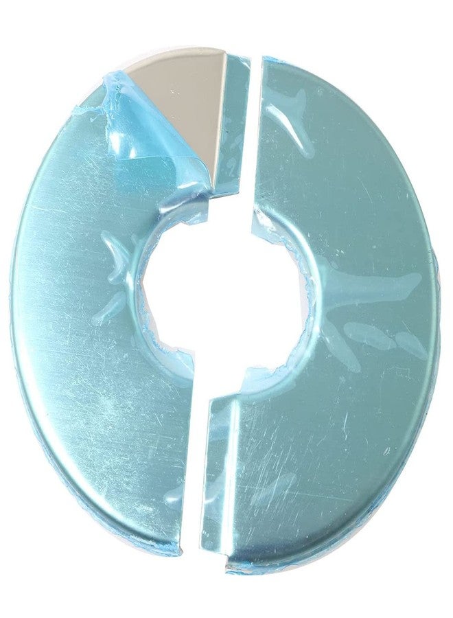 PZRT 2pcs Wall Split Flange, Stainless Steel Round Escutcheon Plate Wall-mounted Water Pipe Cover Accessories for 41mm Diameter Pipe - Image 3