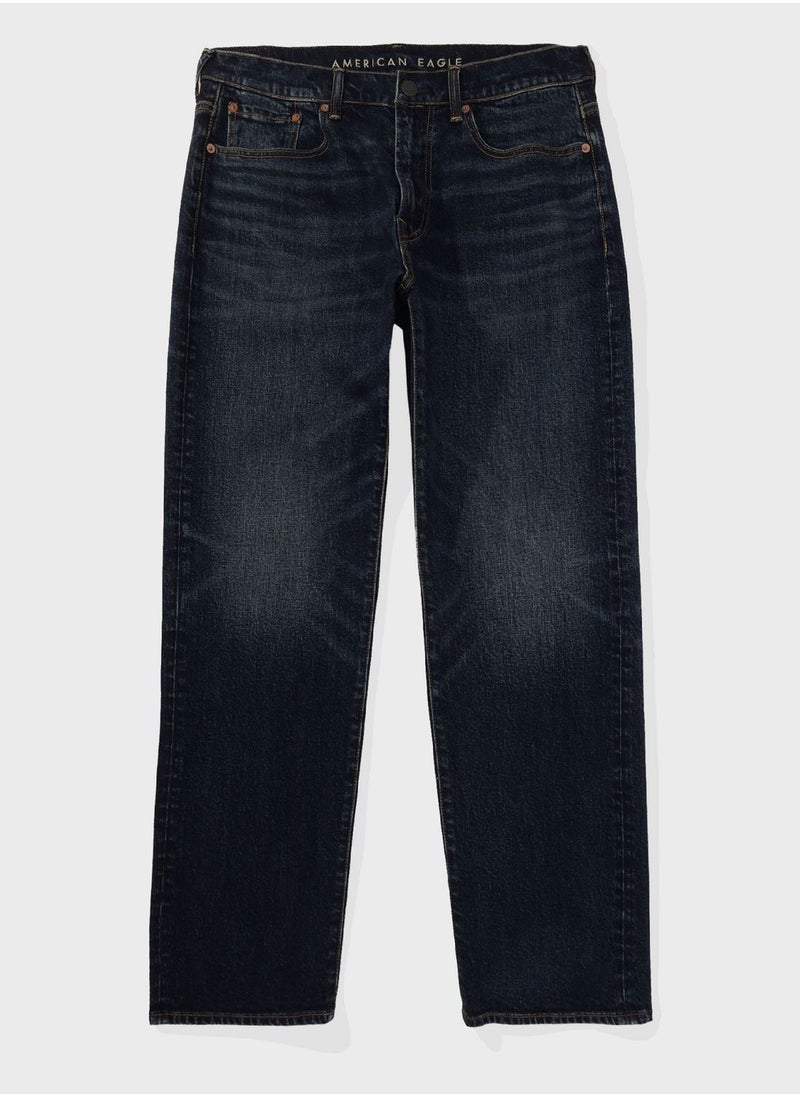 American Eagle - Rinse Wash Relaxed Fit Jeans - Image 1