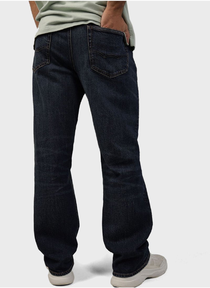 American Eagle - Rinse Wash Relaxed Fit Jeans - Image 1