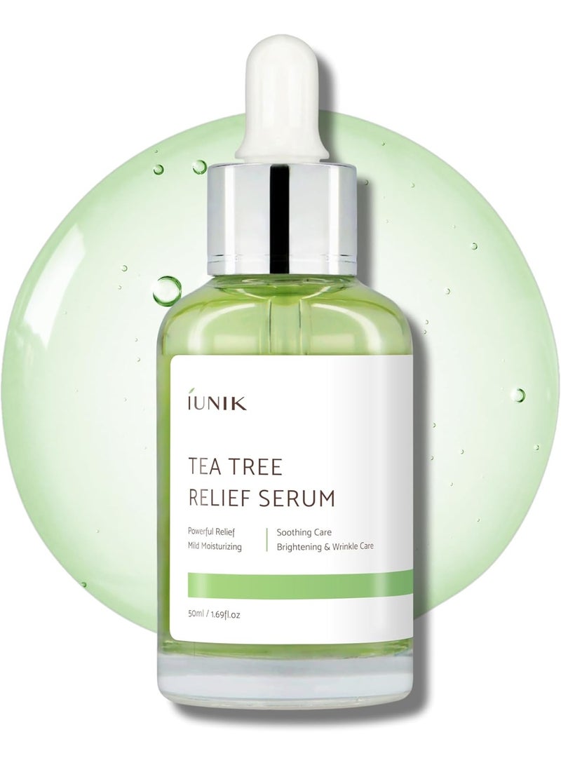 iUNIK Ionic Tea Tree Anti-Acne Serum 50ml Unisex Combination Skin Type 50.0 - Image 1