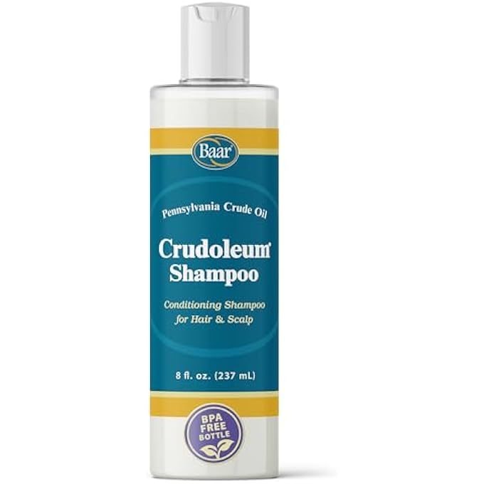 baar CRUDOLEUM SHAMPOO, 3-IN-1 PENNSYLVANIA CRUDE OIL SHAMPOO, 8 OZ. - Image 1