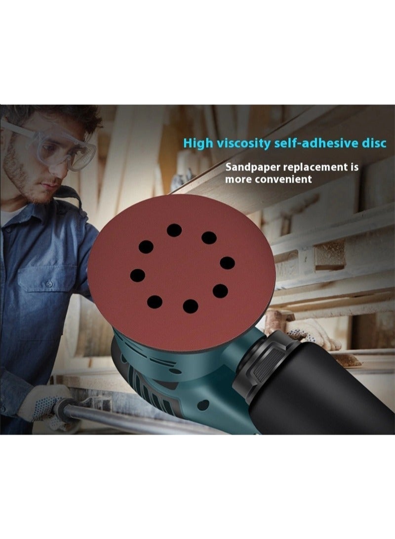 Aikanbo 5-Inch Random Orbital Sander, 12000RPM Electric Orbital Sander with 6 Various Speeds High Performance Dust Collection System for Woodworking Ideal Power Sander for Woodworking - Image 4