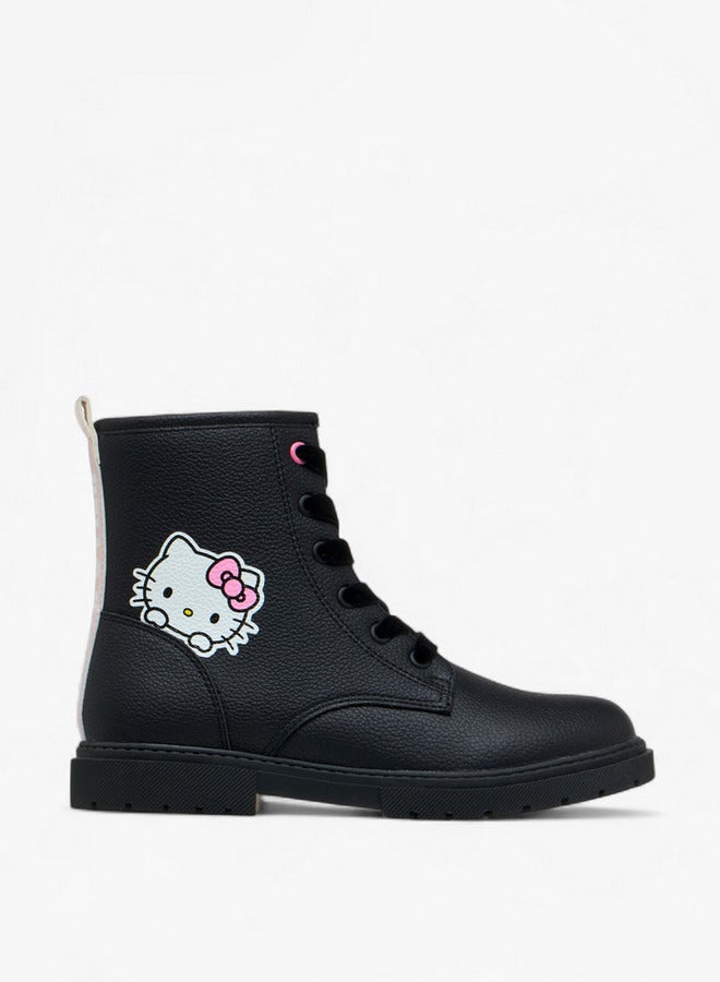 Hello Kitty أحذية كاحل مطبوعة مع إغلاق بسحاب - Image 3