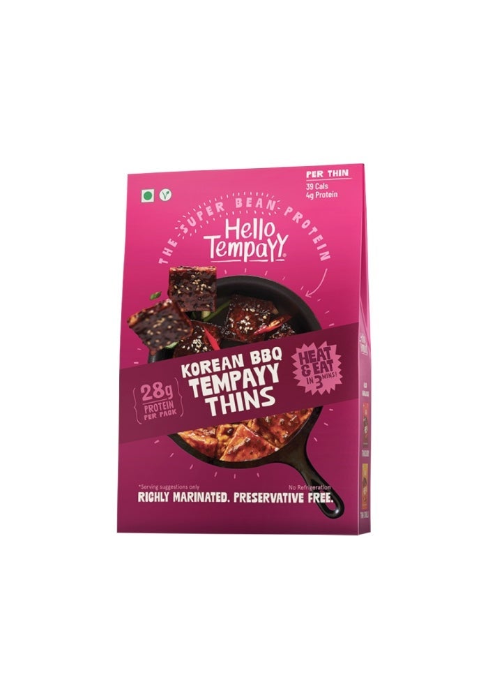 Tempeh Thins, Korean BBQ - 150g, India