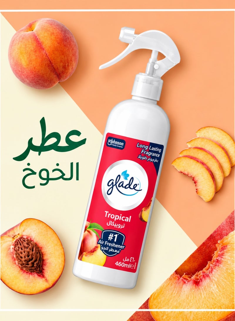جليد عرض معطر الجو والأقمشة متعدد الاستخدامات (خوخ + بطيخ) من جليد - عبوتان × 460 مل - Image 2