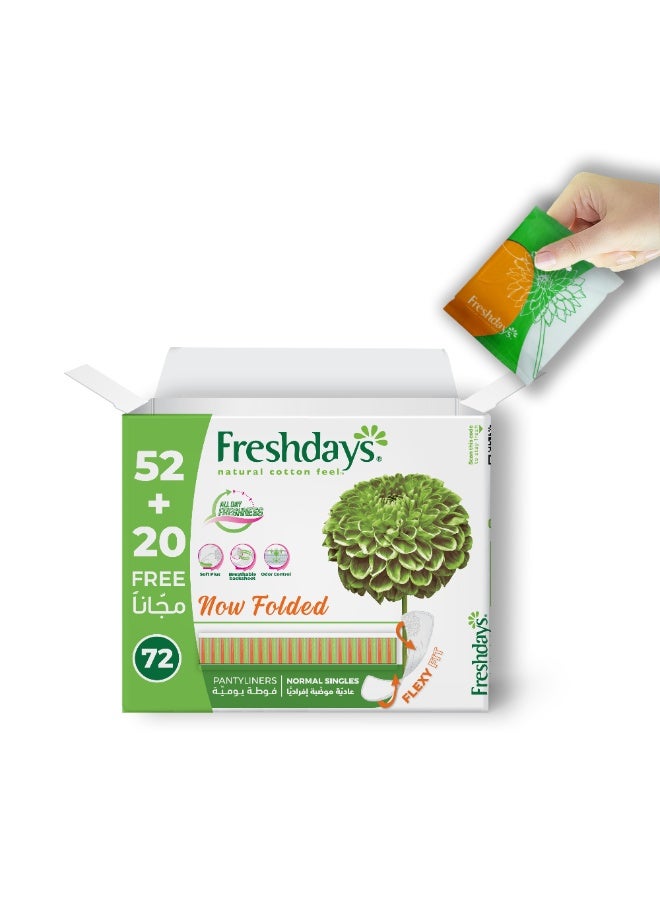 Freshdays Normal folded 72 Pads