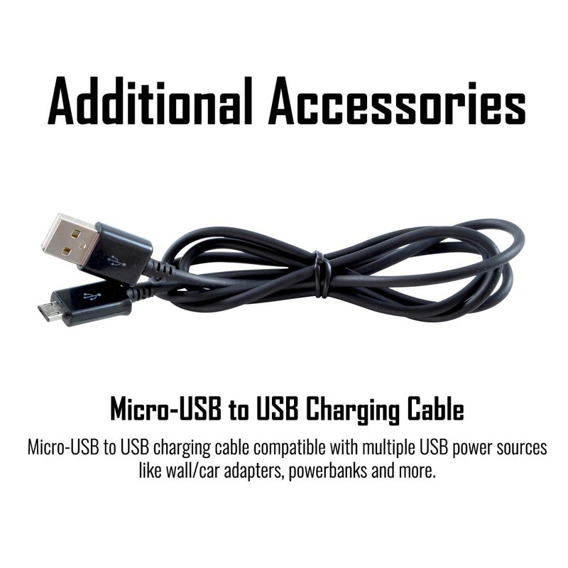 Nitecore MPB21 Mini Rechargeable Lantern Flashlight Bundle with 5000mAh Battery Charger and LumenTac Micro USB Cable - Image 2