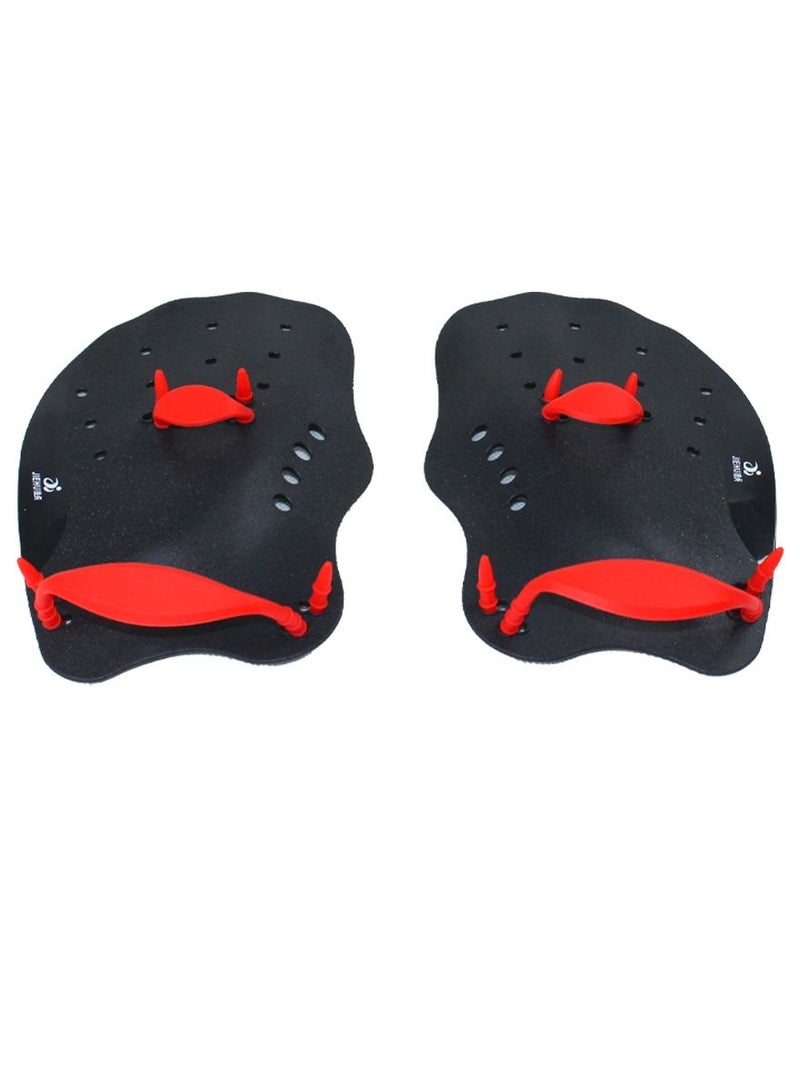 JIEHU Swimming Paddles For Swimming, Diving, Training, 1 Pair of Hand Fins Improve Your Swimming Technique and Swimming Speed, Swimming Training Aid, Hand Paddles For Aquatic and Pool Swimming - Image 5
