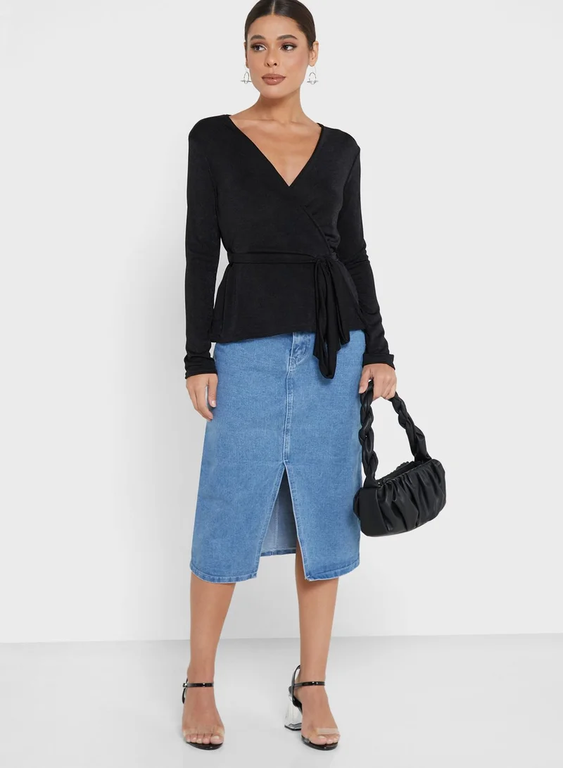 Missguided Knitted Top