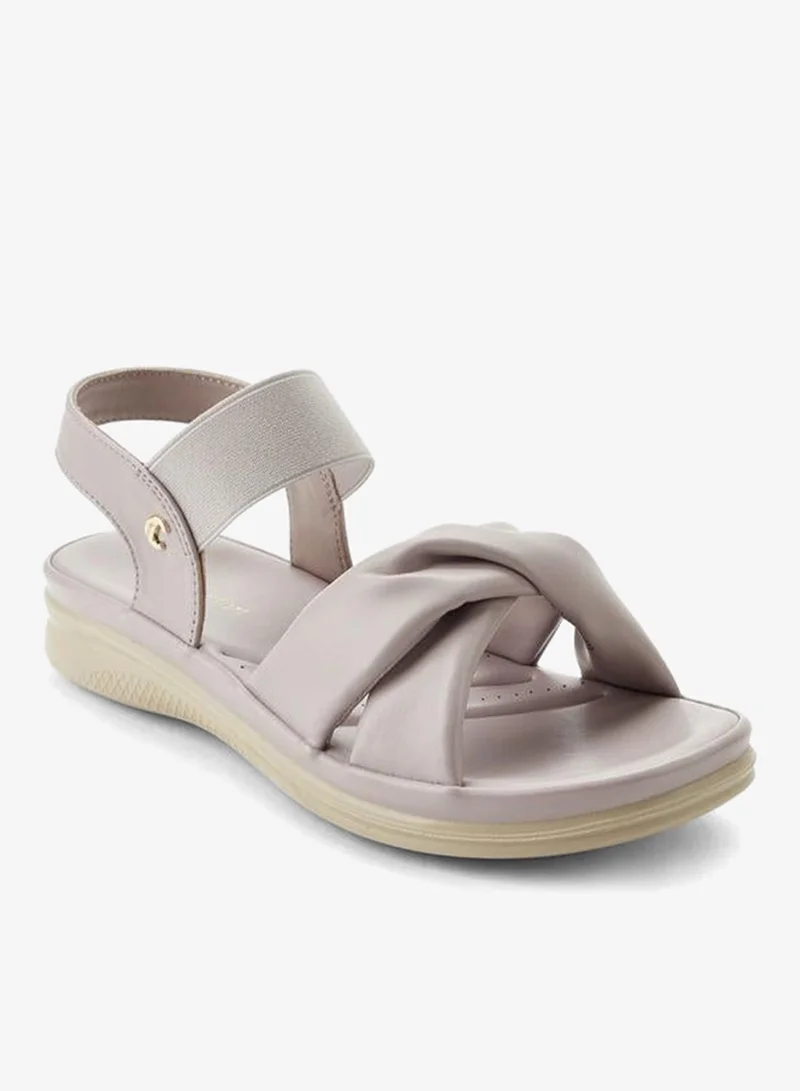 لو كونفورت Women Cross Strap Comfort Sandals
