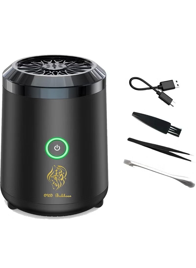 Bakhoor BK-18 Mini Chargeble Electric Bakhoor Small Bakhoor Burner Resin Burner Office & Home Decor Arabia Incense Bakhoor Burner  - Image 1