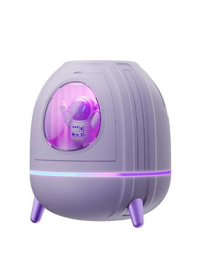 هومستر ميني USB مرطب كبسولة سفينة فضائية 250 مل مع 7 ألوان LED ضوء ليلي ، مرطب صغير للأطفال ، مصنع ، غرفة نوم ، مكتب ، مكتب ، غرفة الأطفال - Image 1