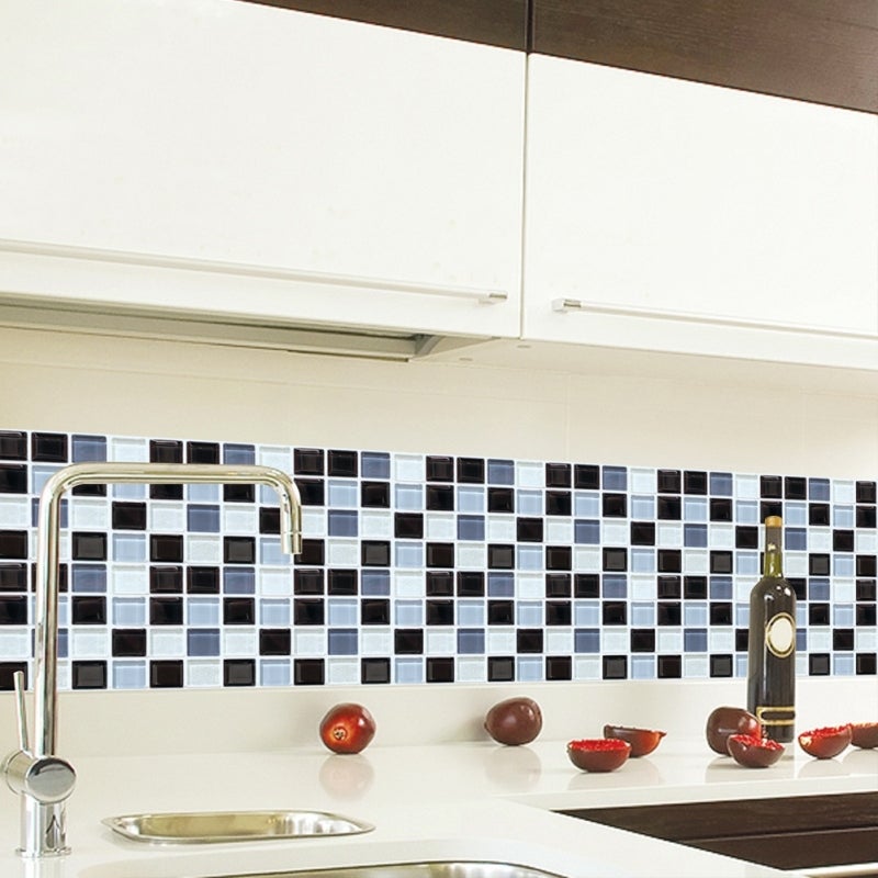 Mosaic Wall Sticker: High-Quality PVC Material, Rich Color Pattern - Removable & Easy Install Self Adhesive Tile for Bathroom Bedroom Kitchen Home Decor - Image 5