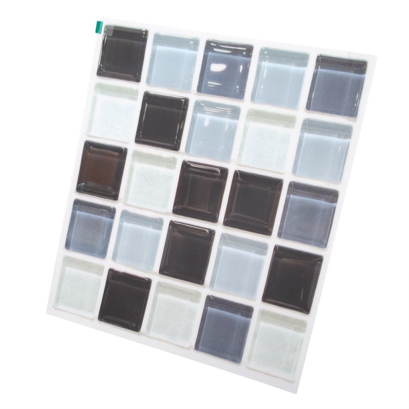 Mosaic Wall Sticker: High-Quality PVC Material, Rich Color Pattern - Removable & Easy Install Self Adhesive Tile for Bathroom Bedroom Kitchen Home Decor - Image 3