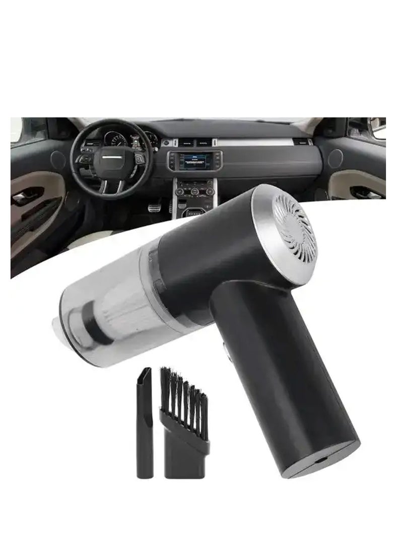 UPSTYLE 3 in 1 Car Vacuum Cleaner Cordless,Keyboard Vacuum Cleaner Wireless Handheld & Air Duster,120W High Power Wet and Dry Vacuum Cleaner with Multi-nozzles & Brush for Vehicle/Home/Office,Pet Hair(BLACK)  - Image 2