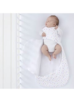 Snuz Pouch Sleeping Bag For Baby And Infant 2.5 Tog Clever Nappy Change Zip 100% Cotton For Temperatures Within 24 - 27 Celsius Suitable From 0 To 6 Months Maximum Baby Length 68 Cm - Multi Spot  - Image 4