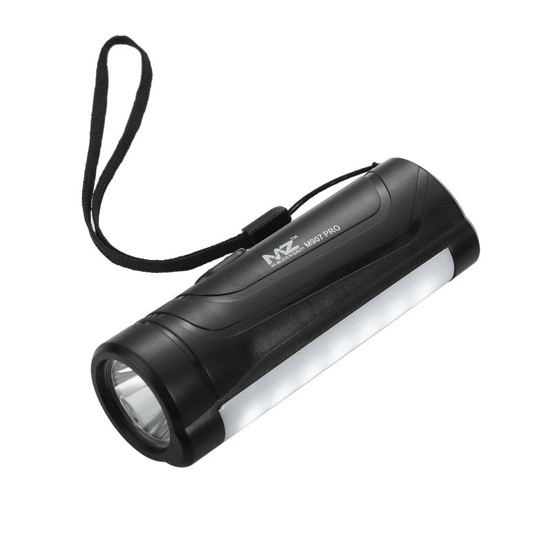 Mz MZ M907 PRO Rechargeable LED Torch 16W Laser 7 SMD 2000mAh Battery  - Image 1