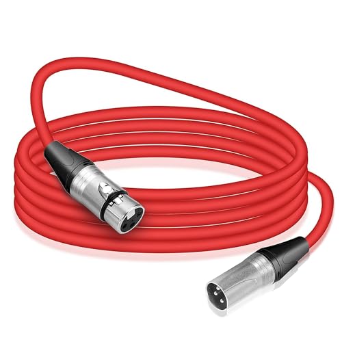 MX xlr male to female microphone cable wire 3 pin mic cable microphone cord wire mic cable 5 meter for Guitar Audio Speaker Cable Multicolor - Image 3