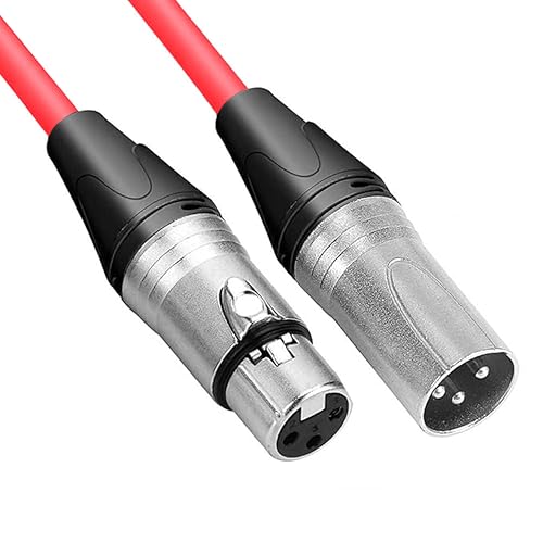 MX xlr male to female microphone cable wire 3 pin mic cable microphone cord wire mic cable 5 meter for Guitar Audio Speaker Cable Multicolor - Image 1