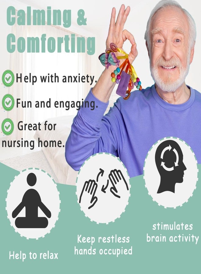 Heyshapeing Sensory Toys for Alzheimer Patients Anxiety Relief Dementia Ring Dementia Fidget Toys - Image 3