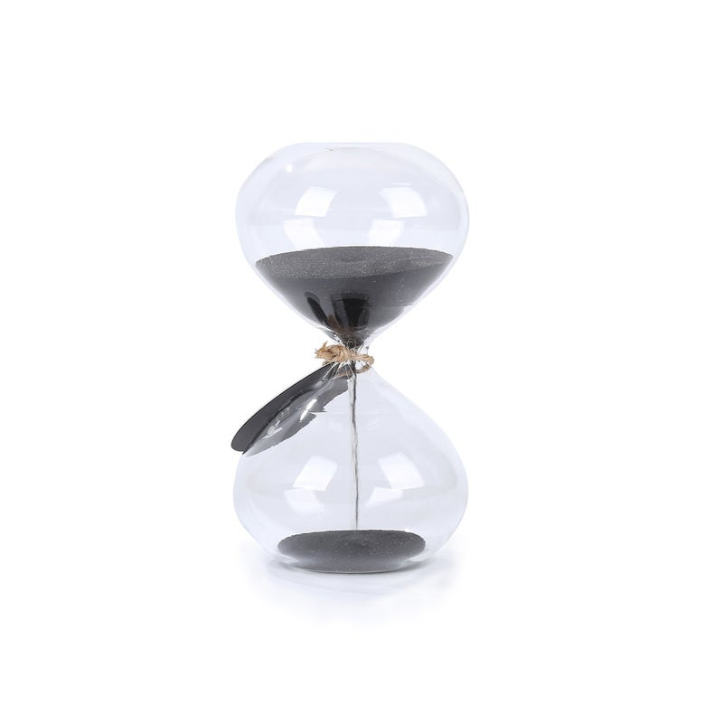 SWISSELITE SWISSELITE Puff Sand Timer Hourglass Sand Timers Inspired Glass for Home Desk Office Decor 