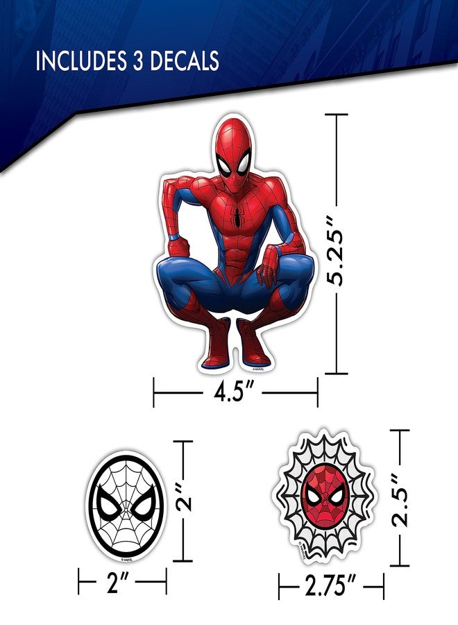 WALL PALZ Marvel Spider-Man Decals - Set of 3 Vinyl Stickers for Water Bottle Bike Helmet Laptop Skateboard Car - Marvel Stickers for Kids and Adults - Image 3