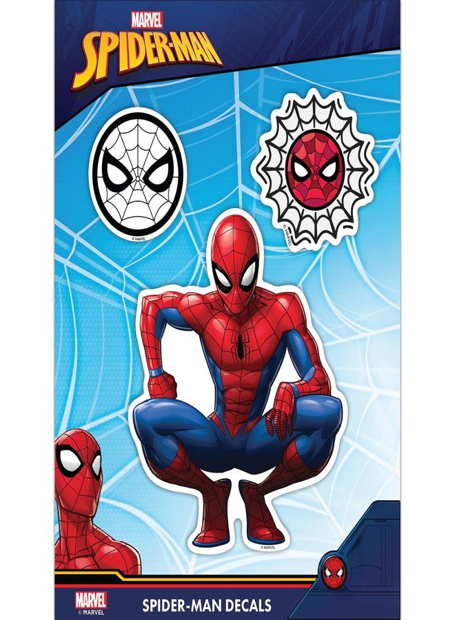 WALL PALZ Marvel Spider-Man Decals - Set of 3 Vinyl Stickers for Water Bottle Bike Helmet Laptop Skateboard Car - Marvel Stickers for Kids and Adults - Image 1