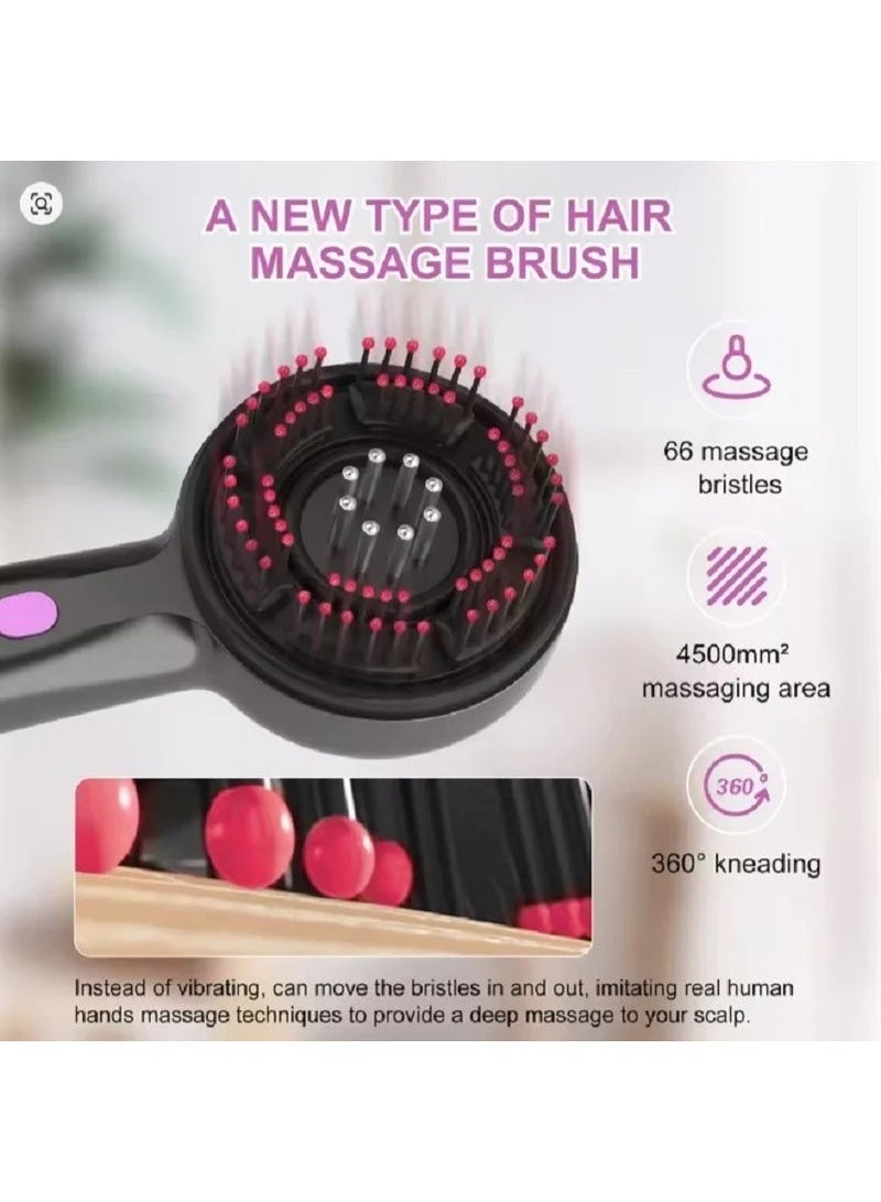 Denx Electric Scalp Massage Brush with Innovative Bristle Movement – 3 Massage Levels – 1400mAh Battery – Type-C Charging – Designed for Scalp Massage & Improved Blood Circulation – Suitable for All Hair Types – Lightweight & Comfortable for Daily Use - Image 5