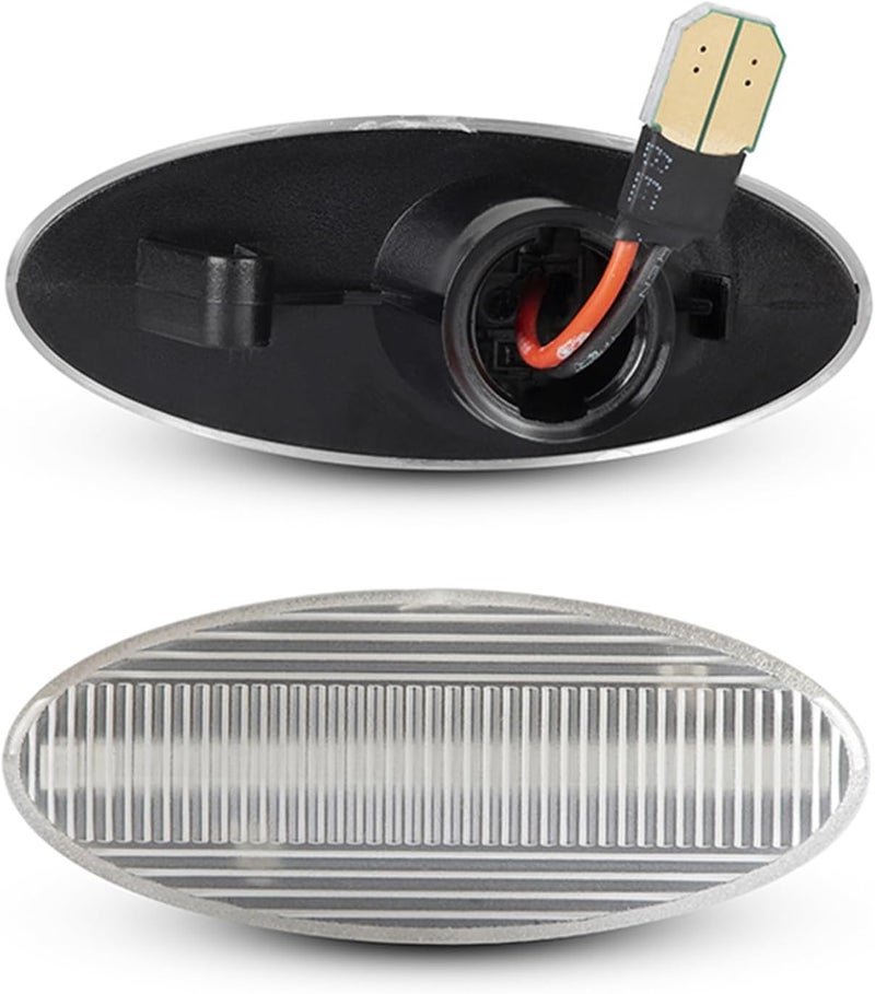 QASULER Dynamic Amber Flowing Water Side Marker Lights - Image 2