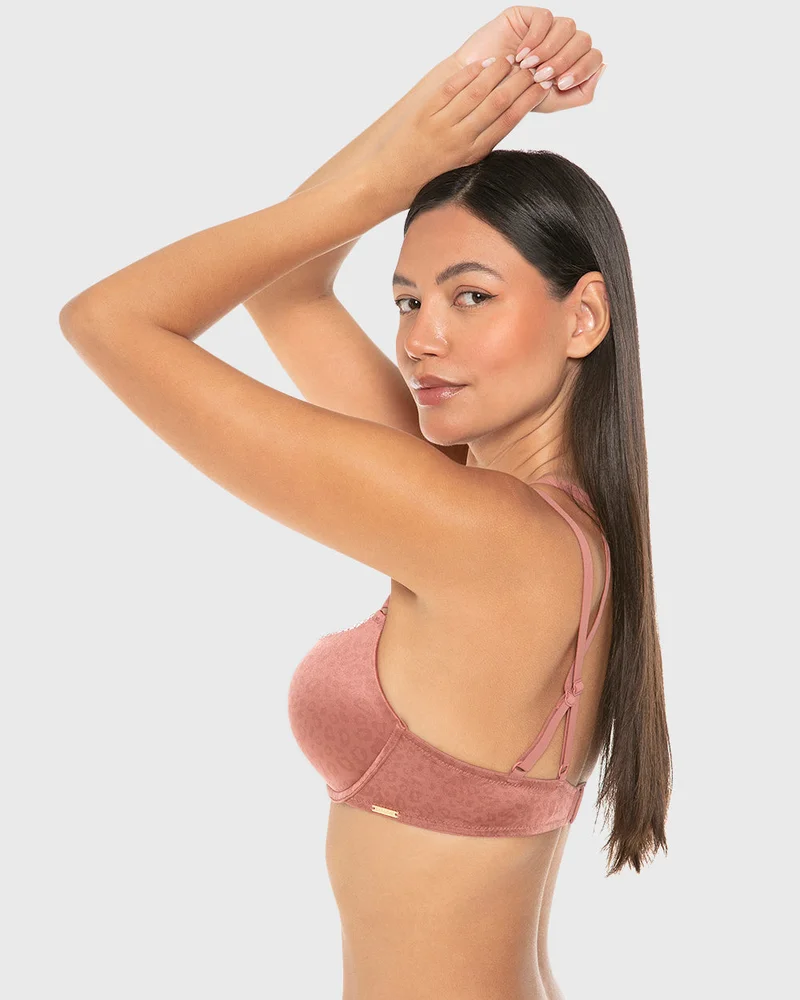 Isla & Evie Isla & Evie Luxe Fashion Double Push up Plunge Bra