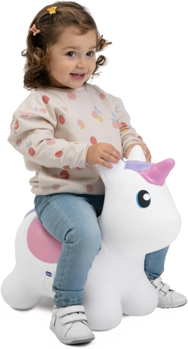 Chicco Bouncy Unicorn Inflatable Ride-On Toy for Kids - Image 2