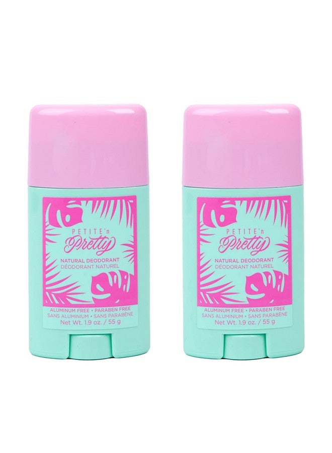 Petite 'N Pretty 2-Pack Natural Deodorant For Kids, Tweens, Teens - Hypoallergenic, Aluminum Free, Lightly Scented - Pediatrician & Dermatologist Approved, Made In The Usa  - Image 1