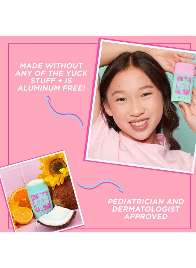 Petite 'N Pretty 2-Pack Natural Deodorant For Kids, Tweens, Teens - Hypoallergenic, Aluminum Free, Lightly Scented - Pediatrician & Dermatologist Approved, Made In The Usa  - Image 3
