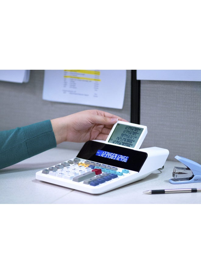 Sharp EL-1901 Paperless Printing Calculator with Check and Correct, 12-Digit LCD Primary Display, Functions the Same as a Printing Calculator/Adding Machine with Scrolling LCD Display Instead of Paper