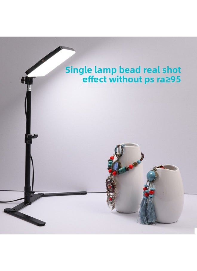 Generic - Spot Still Life Jewelry Shooting Lamp 85W Square Fill Light Three-color Optional Adjustable Remote Control Lighting Lamp-Color:Jewelry Still Life Shooting Fill Light - Image 1